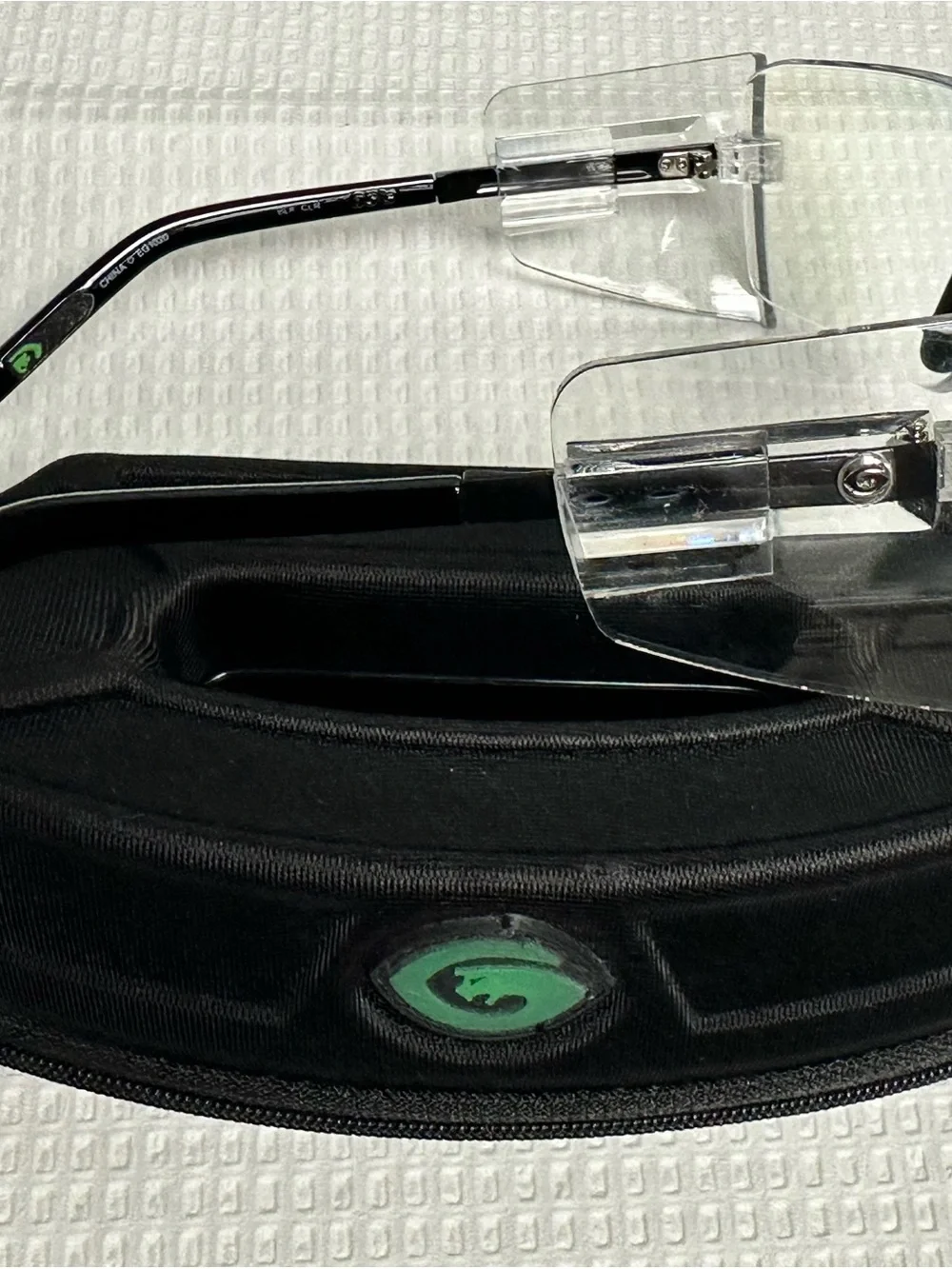 Gargoyles Unisex Classic 85s Safety Glasses With Side Shields Black / Clear